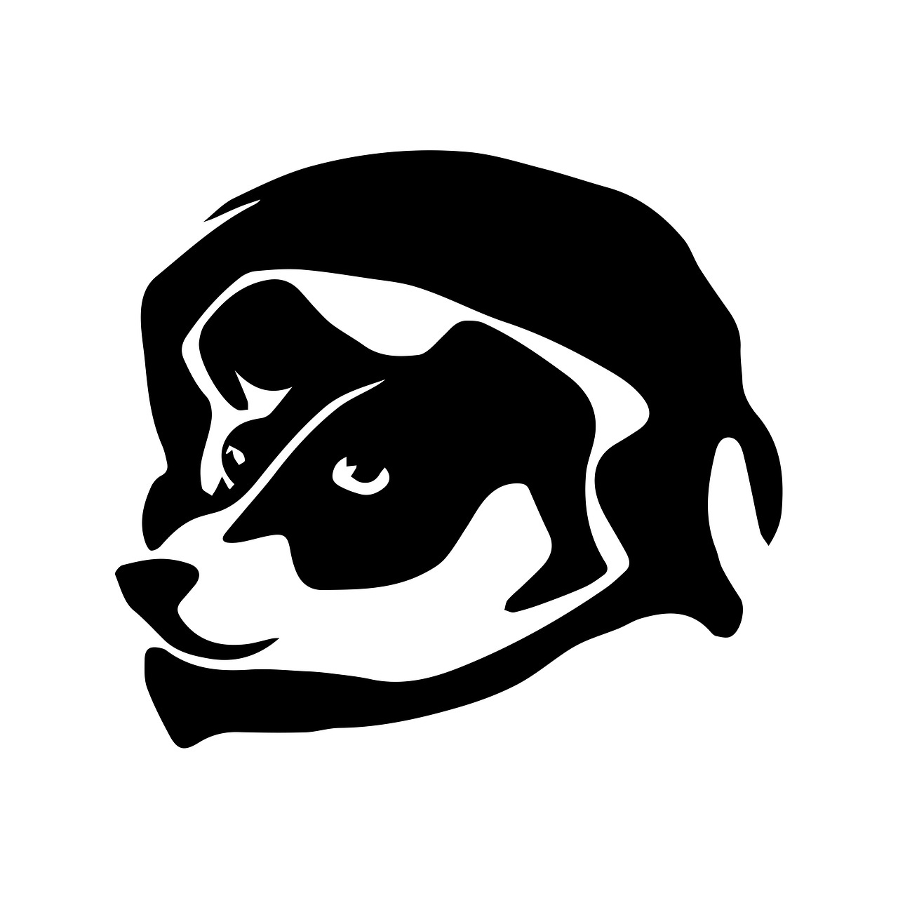 laika, dog, icon, logo, the brand identity, animal, pet, simple, shop, mars